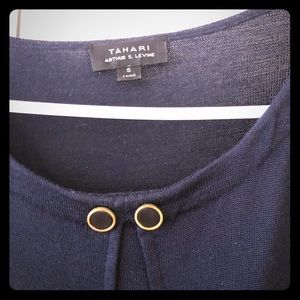 Tahari knee length dress. 28% wool and 72% Acrylic